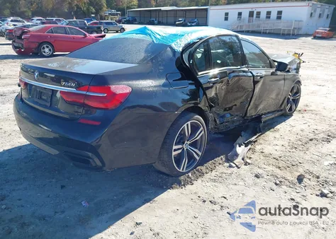 2019 BMW 750I из США, поврежденный, VIN WBA7F0C59KGM24255